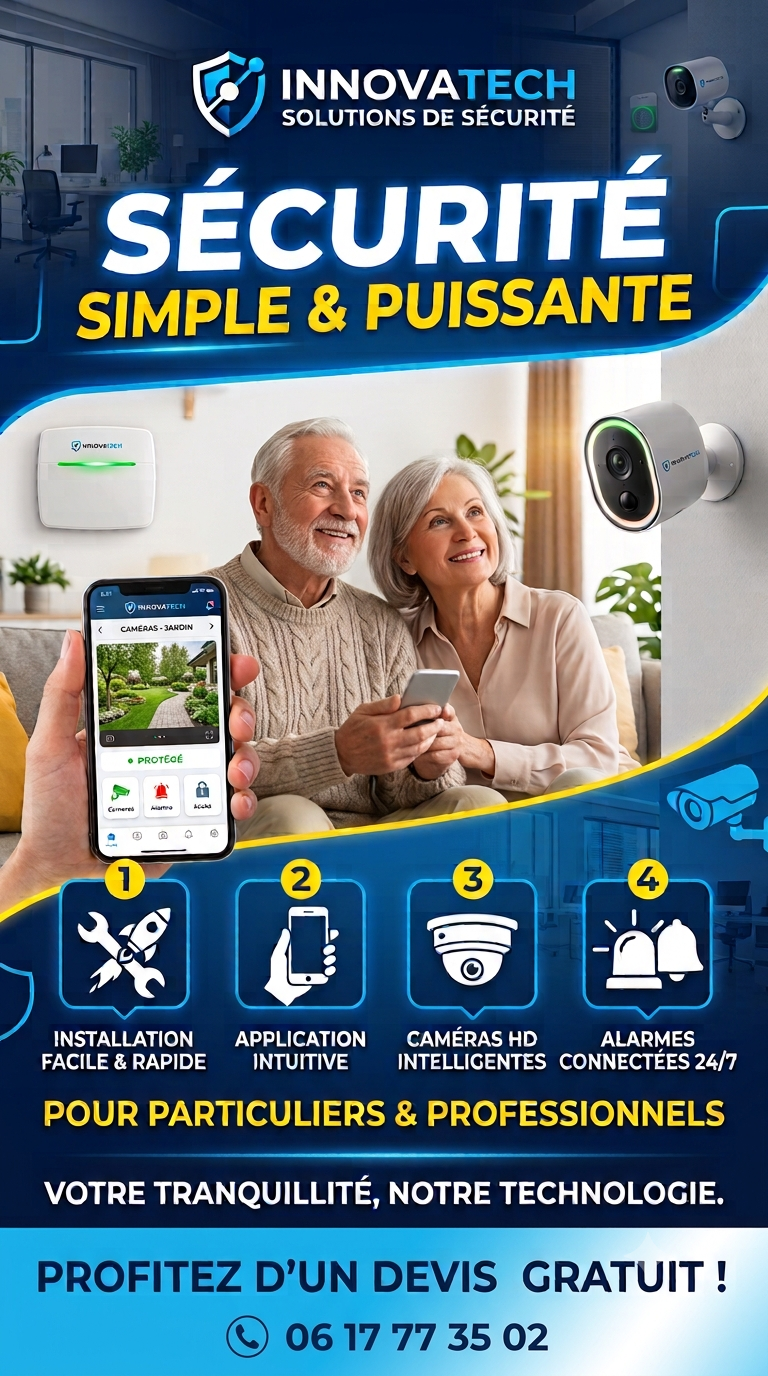 Offre Innovatech-Group : devis gratuit pour vidéosurveillance et alarmes
